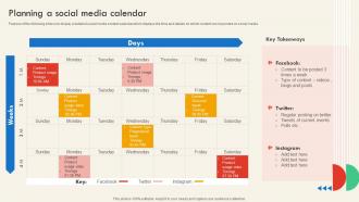 Planning A Social Media Calendar SEO And Social Media Marketing Strategy For Successful