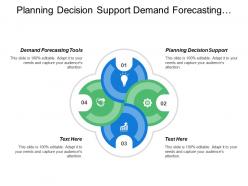 Planning and decision support demand forecasting tools concept screening