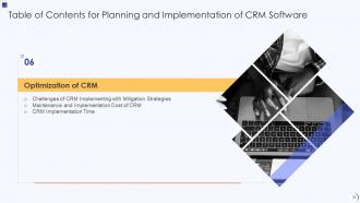 Planning And Implementation Of CRM Software Powerpoint Presentation Slides