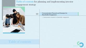 Planning And Implementing Investor Engagement Strategy Complete Deck Engaging Best