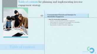Planning And Implementing Investor Engagement Strategy Complete Deck Impactful Good