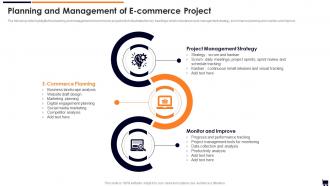Planning And Management Of E Commerce Project
