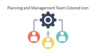 Planning And Management Team Colored Icon In Powerpoint Pptx Png And Editable Eps Format