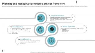 Planning And Managing Ecommerce Project Framework