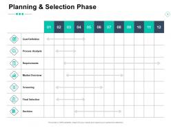 Planning and selection phase arrows growth server ppt powerpoint presentation ideas designs