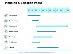 Planning and selection phase ppt powerpoint presentation icon slide download