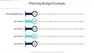 Planning Budget Example In Powerpoint And Google Slides Cpb