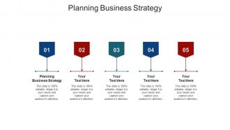 Planning business strategy ppt powerpoint presentation ideas cpb