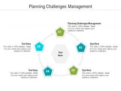 Planning challenges management ppt powerpoint presentation file layout ideas cpb