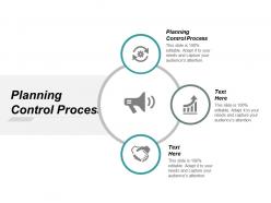 Planning control process ppt powerpoint presentation icon inspiration cpb