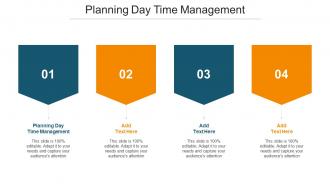 Planning Day Time Management Ppt Powerpoint Presentation Gallery Sample Cpb