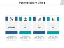Planning decision making ppt powerpoint presentation layouts guidelines cpb