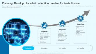 Planning Develop Blockchain Blockchain For Trade Finance Real Time Tracking BCT SS V