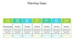 Planning gaps ppt powerpoint presentation professional mockup cpb