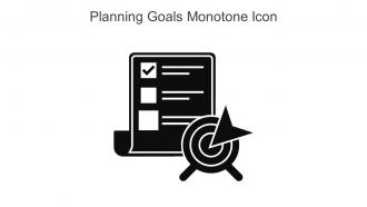 Planning Goals Monotone Icon In Powerpoint Pptx Png And Editable Eps Format