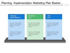 Planning implementation marketing plan market segments delivery methods