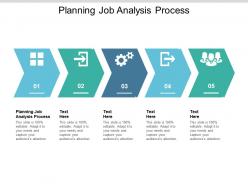 Planning job analysis process ppt powerpoint presentation outline maker cpb