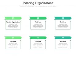 Planning organizations ppt powerpoint presentation show example cpb