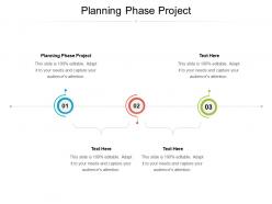 Planning phase project ppt powerpoint presentation show model cpb