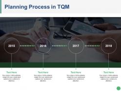 Planning process in tqm ppt design