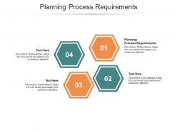 Planning process requirements ppt powerpoint presentation file backgrounds cpb