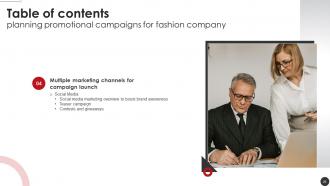 Planning Promotional Campaigns For Fashion Company Powerpoint Presentation Slides Strategy CD V Visual Impressive
