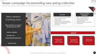 Planning Promotional Campaigns For Fashion Company Powerpoint Presentation Slides Strategy CD V Informative Impressive
