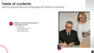 Planning Promotional Campaigns For Fashion Company Powerpoint Presentation Slides Strategy CD V Ideas Interactive