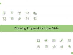 Planning proposal for icons slide ppt powerpoint presentation model skills