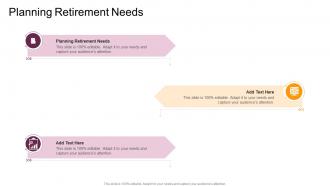 Planning Retirement Needs In Powerpoint And Google Slides Cpb