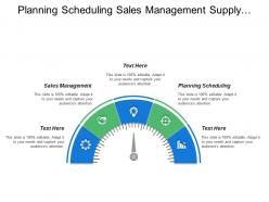 Planning scheduling sales management supply chain strategy planning