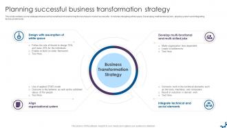 Planning Successful Business Transformation Strategy
