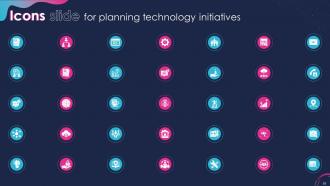 Planning Technology Initiatives Powerpoint Presentation Slides Interactive Graphical