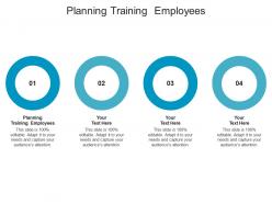 Planning training employees ppt powerpoint presentation inspiration graphics pictures cpb