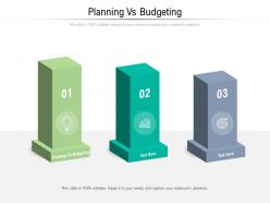 Planning vs budgeting ppt powerpoint presentation layouts elements cpb