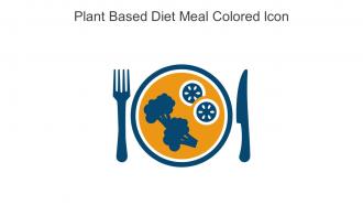 Plant Based Diet Meal Colored Icon In Powerpoint Pptx Png And Editable Eps Format