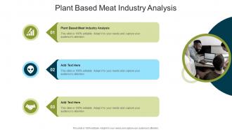 Plant Based Meat Industry Analysis In Powerpoint And Google Slides Cpb