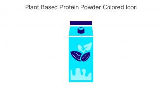 Plant Based Protein Powder Colored Icon In Powerpoint Pptx Png And Editable Eps Format