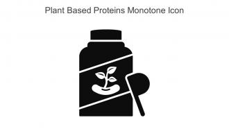 Plant Based Proteins Monotone Icon In Powerpoint Pptx Png And Editable Eps Format