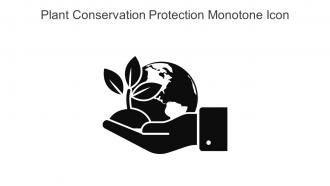 Plant Conservation Protection Monotone Icon In Powerpoint Pptx Png And Editable Eps Format