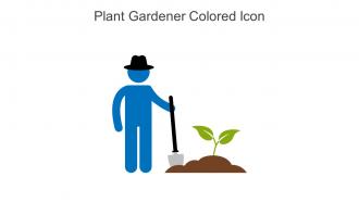 Plant Gardener Colored Icon In Powerpoint Pptx Png And Editable Eps Format