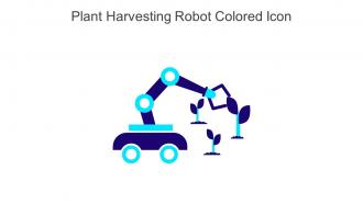 Plant Harvesting Robot Colored Icon Icon In Powerpoint Pptx Png And Editable Eps Format