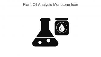Plant Oil Analysis Monotone Icon In Powerpoint Pptx Png And Editable Eps Format