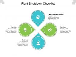 Plant shutdown checklist ppt powerpoint presentation show structure cpb