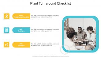 Plant Turnaround Checklist In Powerpoint And Google Slides Cpb