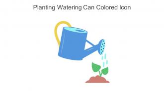 Planting Watering Can Colored Icon In Powerpoint Pptx Png And Editable Eps Format