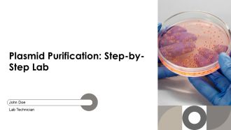 Plasmid Purification Step By Step Lab PPT Outline AT
