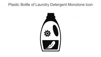 Plastic Bottle Of Laundry Detergent Monotone Icon In Powerpoint Pptx Png And Editable Eps Format
