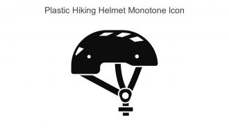 Plastic Hiking Helmet Monotone Icon In Powerpoint Pptx Png And Editable Eps Format