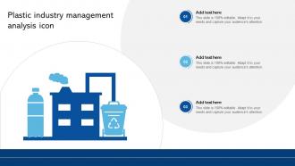 Plastic Industry Management Analysis Icon